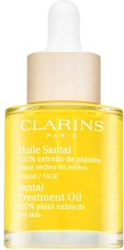Huile Visage Clarins Santal | Soin Nuit Réparateur Peau Sèche 30ml