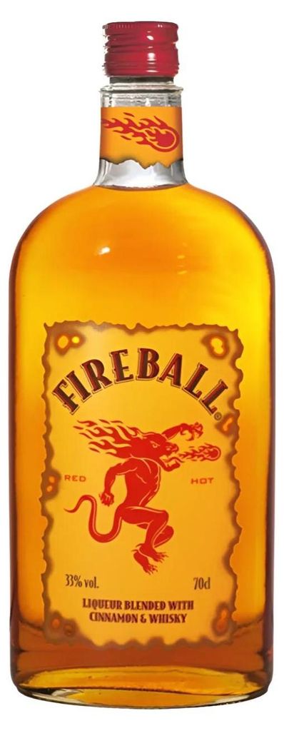 Fireball Cinnamon Whisky Likér 33% 0.7L (holá fľaša) Obrázok produktu 