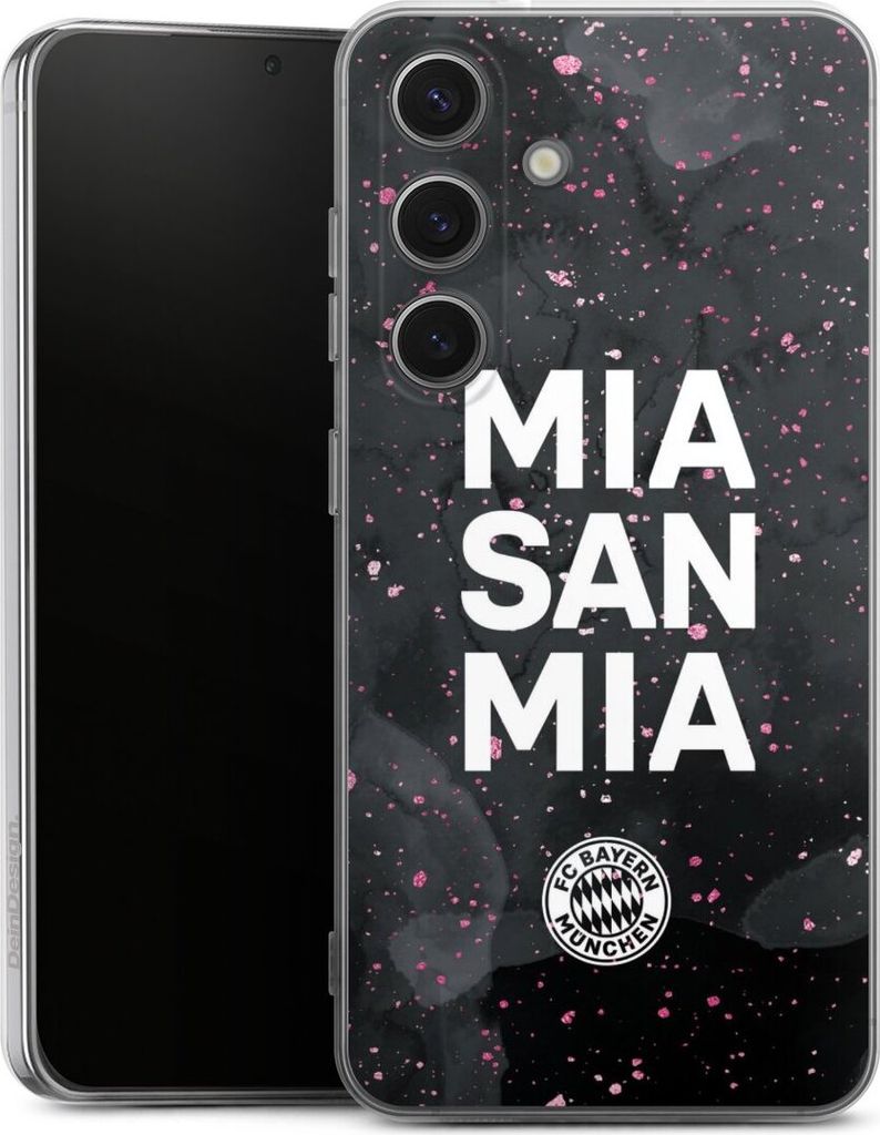 DeinDesign Handyhülle für Samsung Galaxy S25 Silikon Hülle Case Smartphone Schutzhülle FC Bayern München Mia San Mia Girl Style