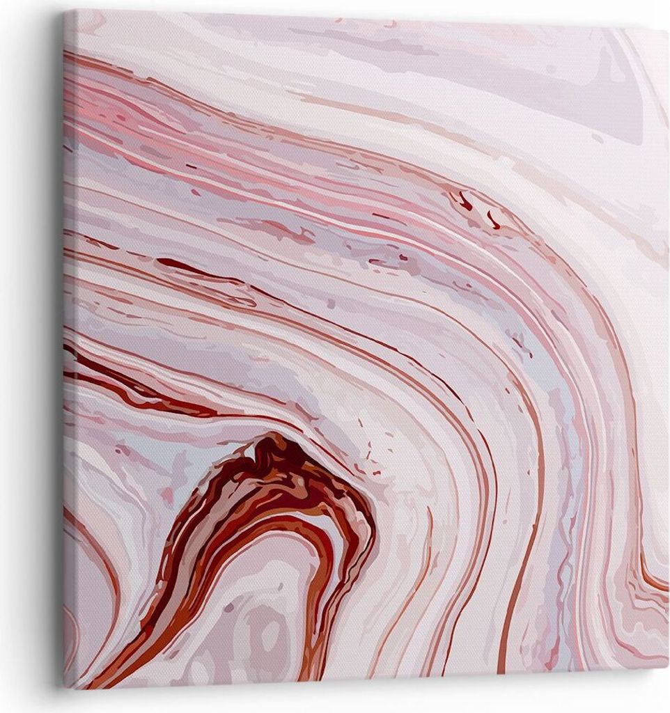 Bild auf Leinwand - Leinwandbild - Abstraktion modern - 30x30cm - Wand Bild - Wanddeko - Wandbilder - Leinwanddruck - Bilder - Kunstdruck - Wanddek...