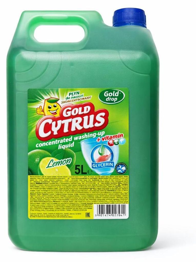 Gold Drop Płyn do mycia naczyń Lemon, 5 l Obrázek produktu 