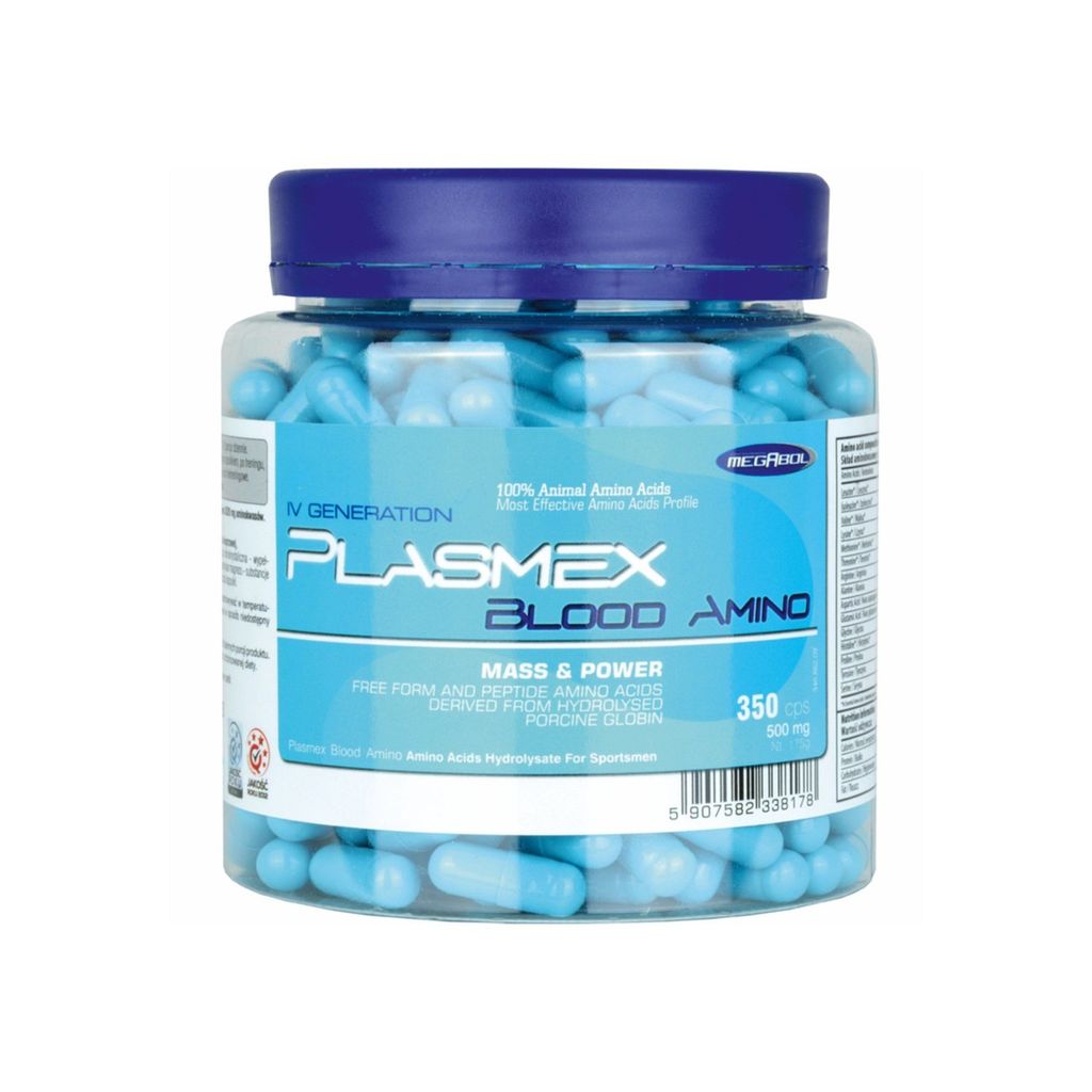 Plasmex Blood Amino - 350 Kapseln / Muskelaufbau, Fettabbau