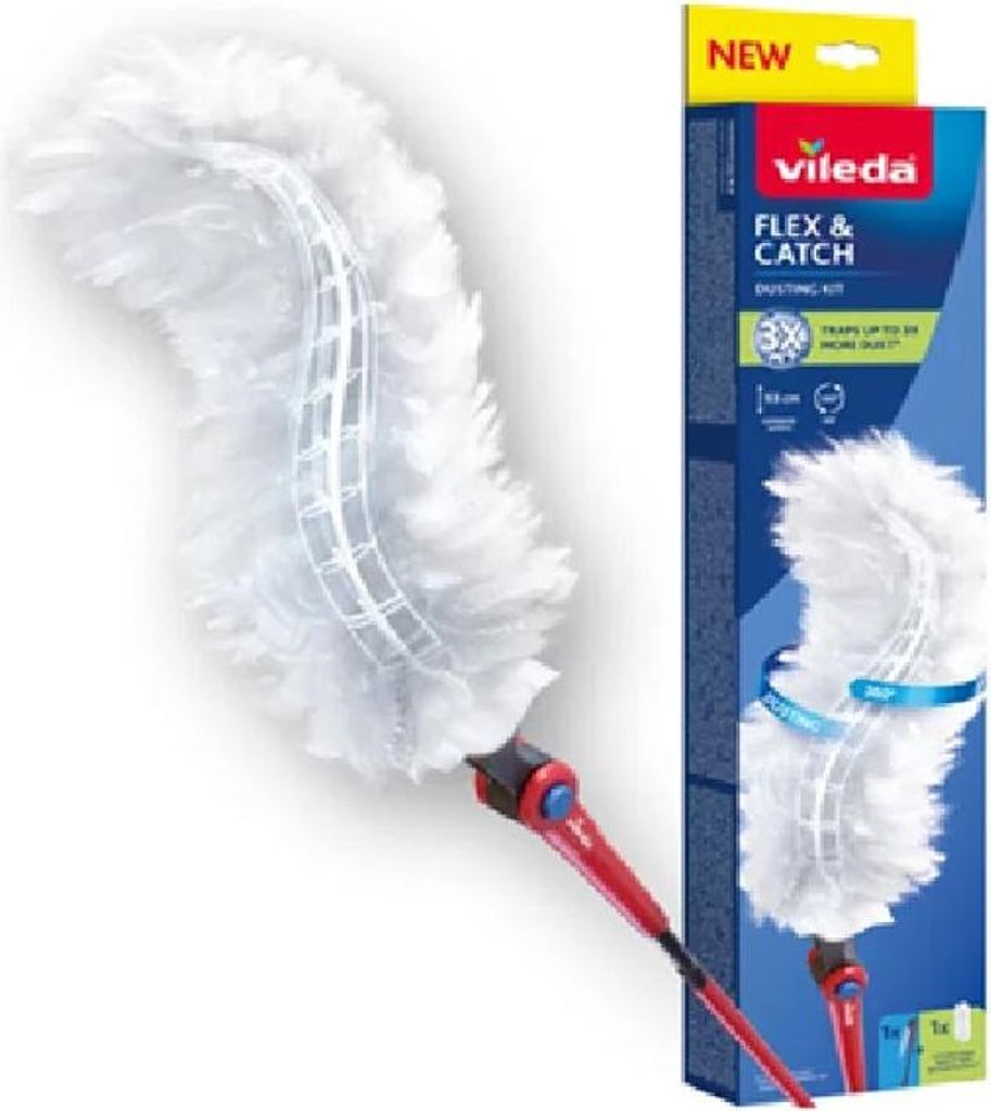 Pelle à poussière Vileda à long manche + 1 recharge Image du produit 