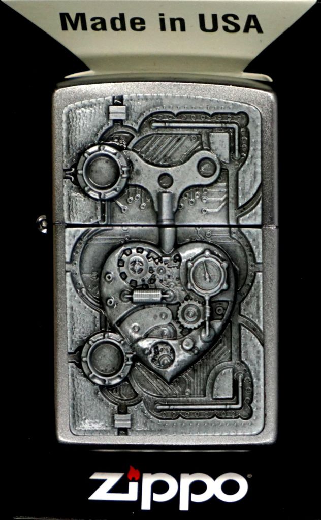 Zippo SteampunkHeart v?truodolný zapalova? z mosazi v Obrázek produktu 