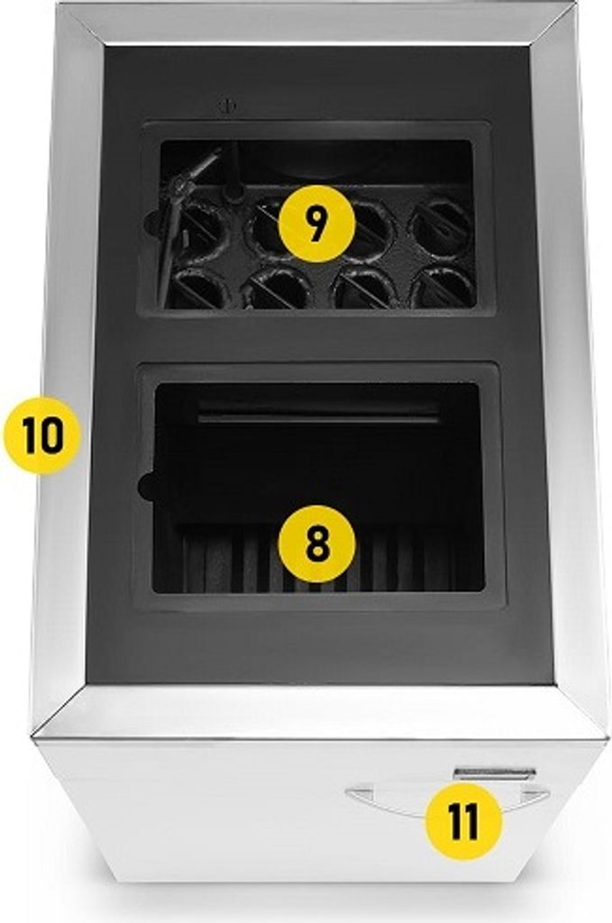 Wasserführender Ofen Kohle- Küchenofen MEGAL 10kW Bimschv2 Produktbild 6