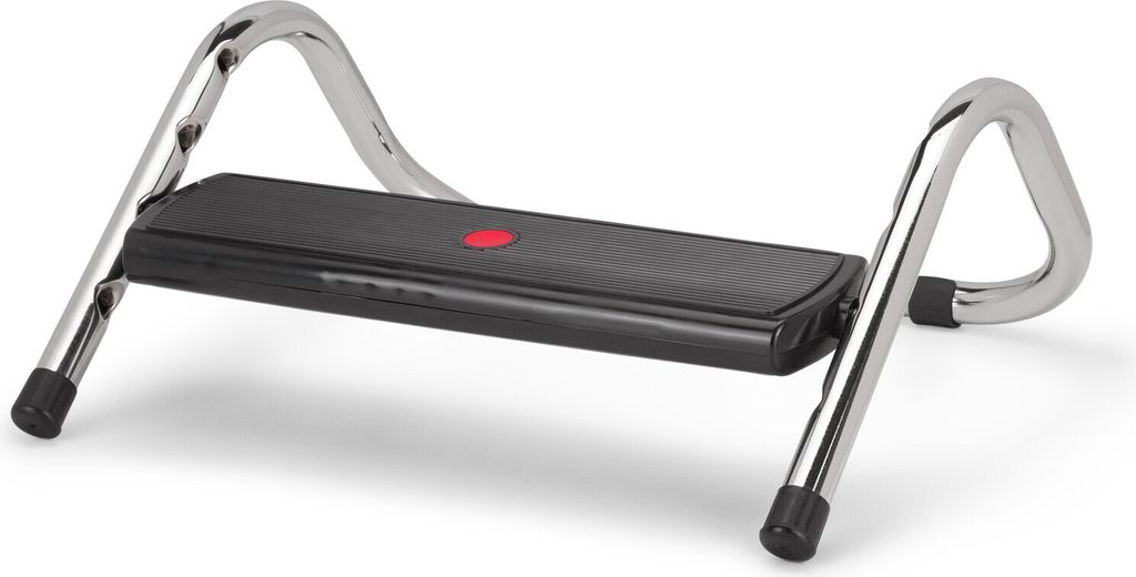 hjh OFFICE Fußablage für Büro, Schreibtisch Fußstütze PODI IV Fußauflage ergonomisch, verstellbar, rutschfest