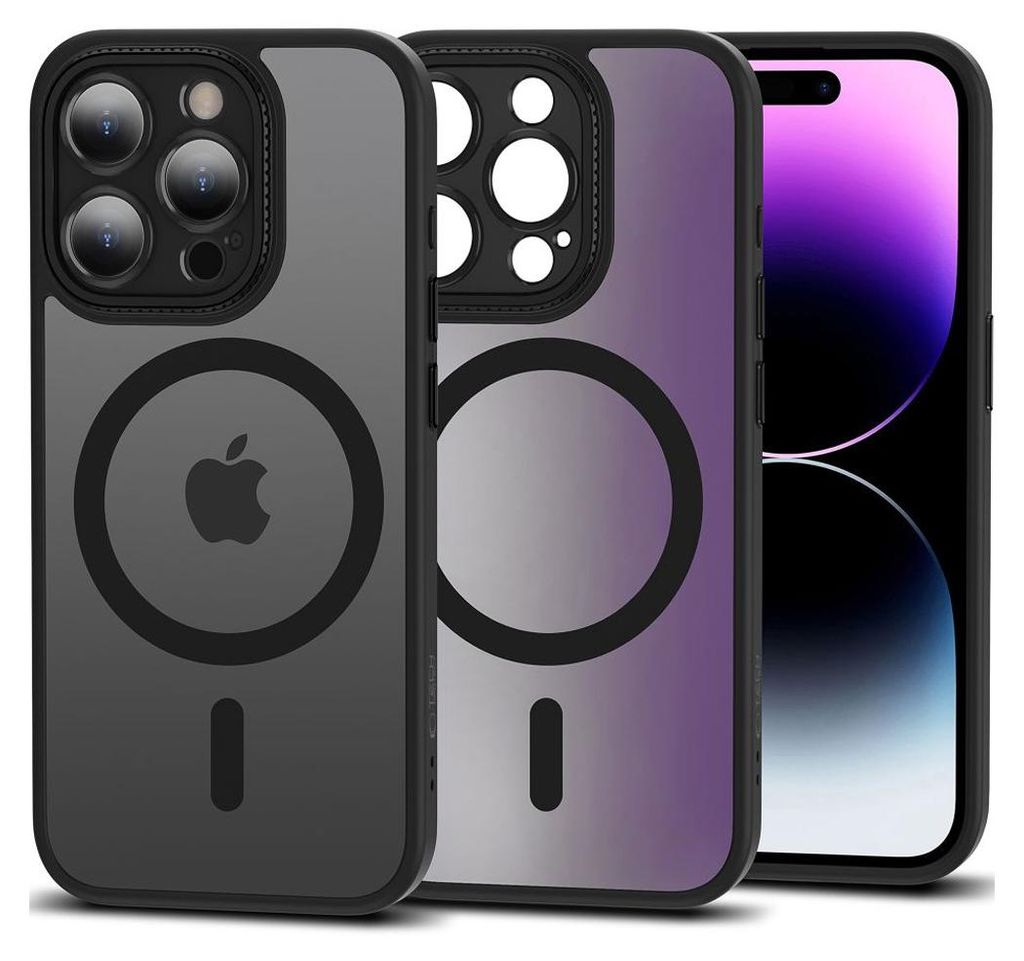 Tech-Protect Magmat Cam+ Magsafe Iphone 15 Pro Mattschwarz