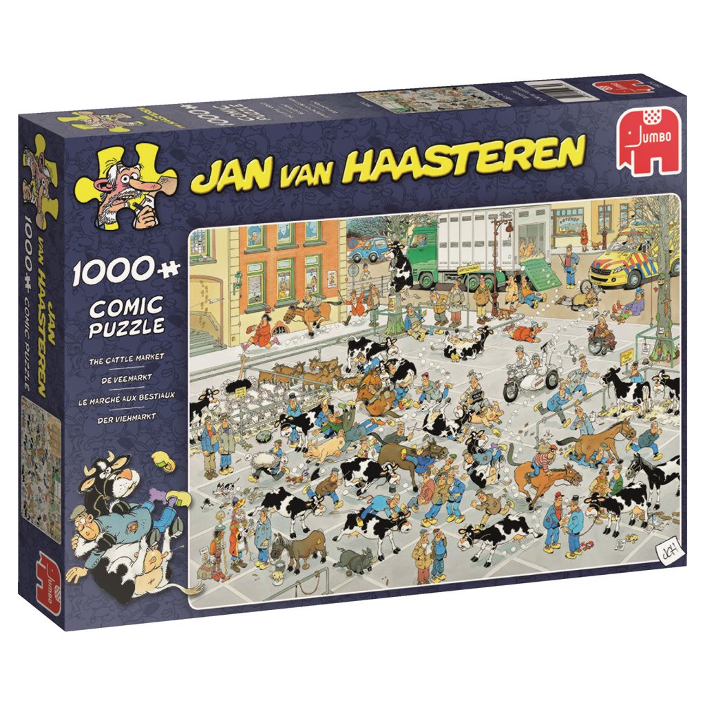 Jan van Haasteren - Der Vieh-Markt - 1000 Teile, 1000 Produktbild 