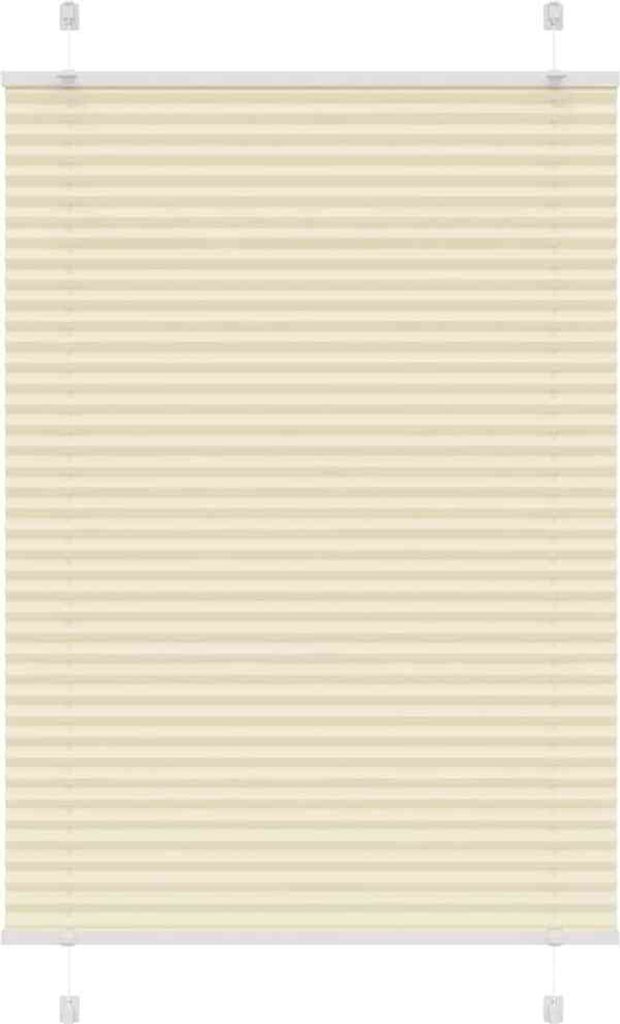 Plissee Creme 90x100 cm Stoffbreite 89,4 cm Polyester
