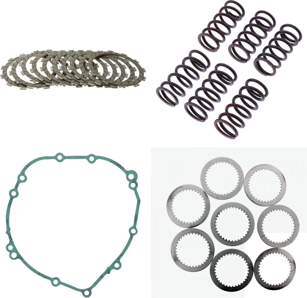 Kupplung komplett Lamellen Federn Dichtung Scheiben für Kawasaki ZX-10R 1000 D Ninja Baujahr 2007 von pamoto - Neu