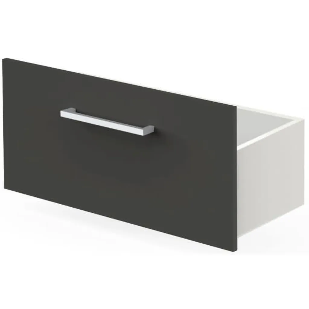 Grand Tiroir de Rangement 76x38 Anthracite - Bac de Classement Modulaire HC
