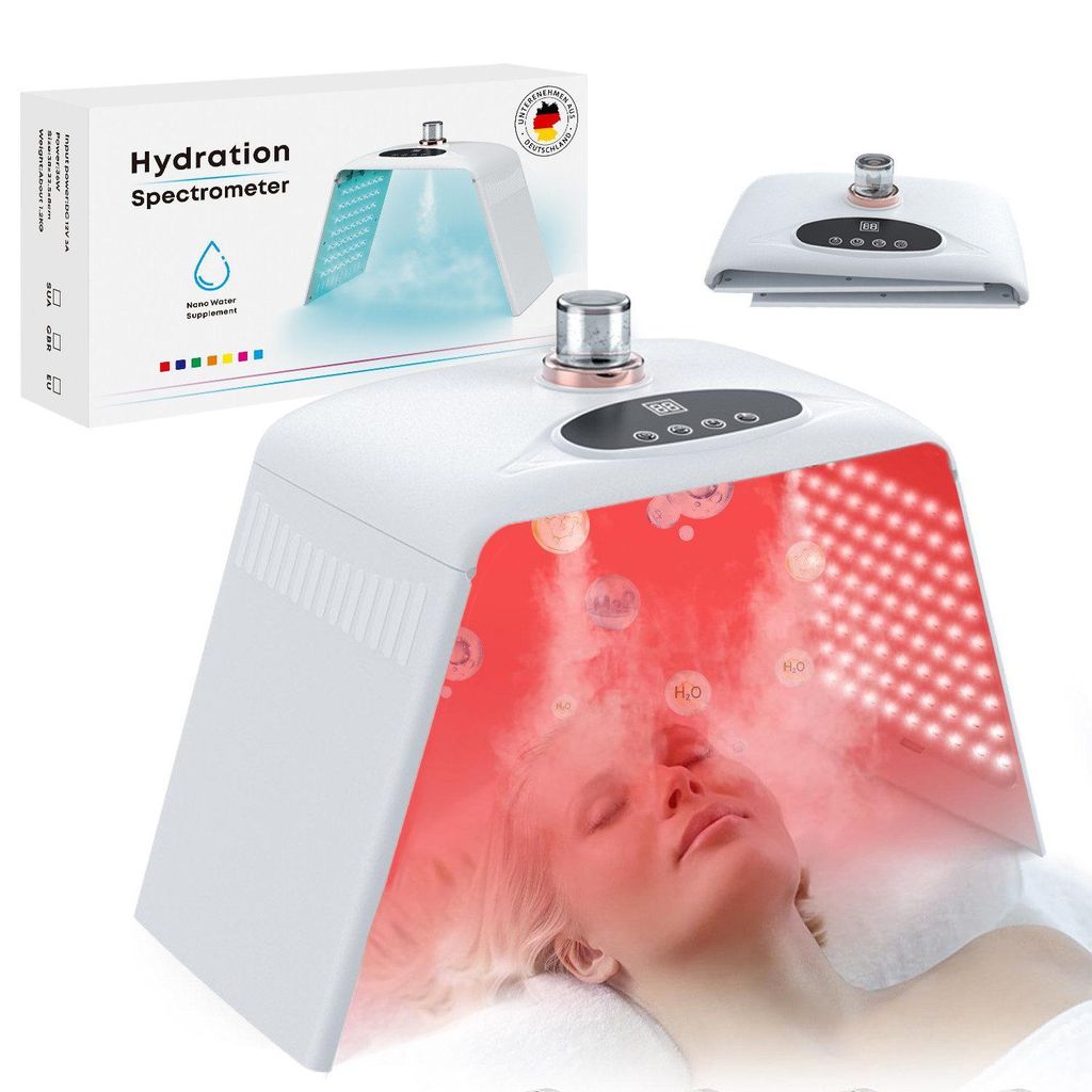 LED Maske mit 7 Farben & Sprühfunktion – Hautverwöhnung Produktbild 