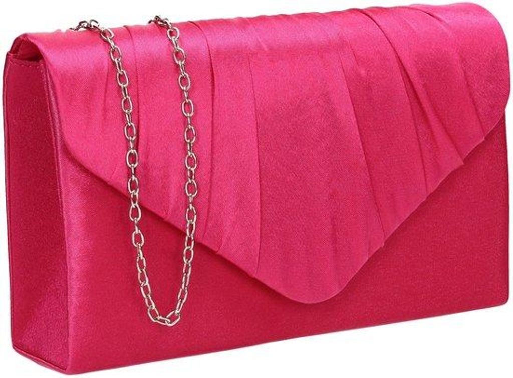 Fuchsia-Clutch für Frauen, Abend, Gala