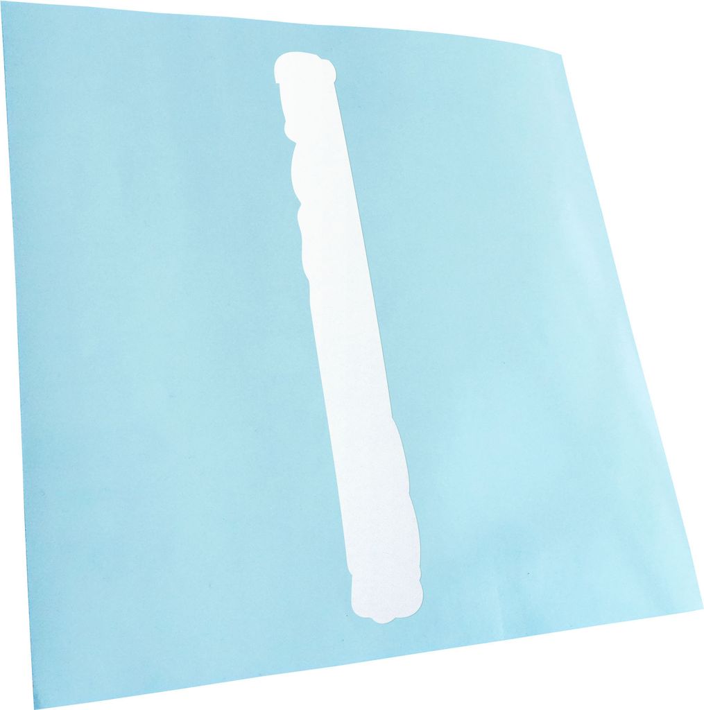 Kiwistar - Autoaufkleber - Futhark ISA Rune - Neon Matt - Aufkleber für Auto Kfz Fahrrad, LKW, Truck Mofa