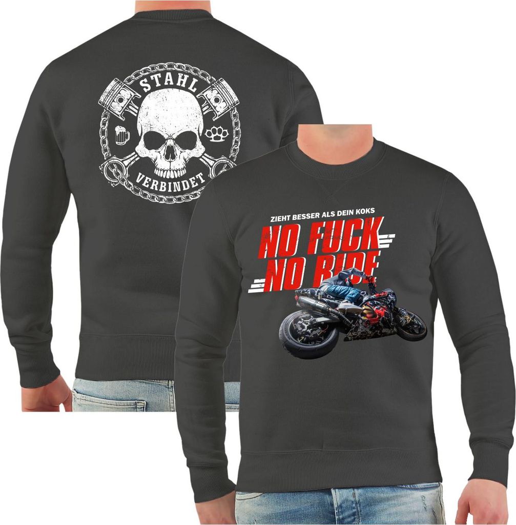 Herren Sweatshirt FIGHTER Zieht besser als dein Koks