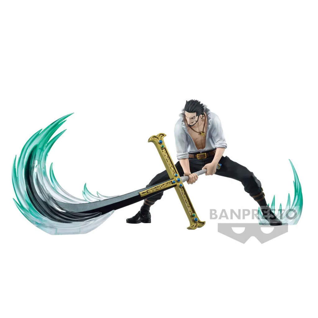 Statue Mihawk One Piece DXF Special figurine détaillée 12cm noire