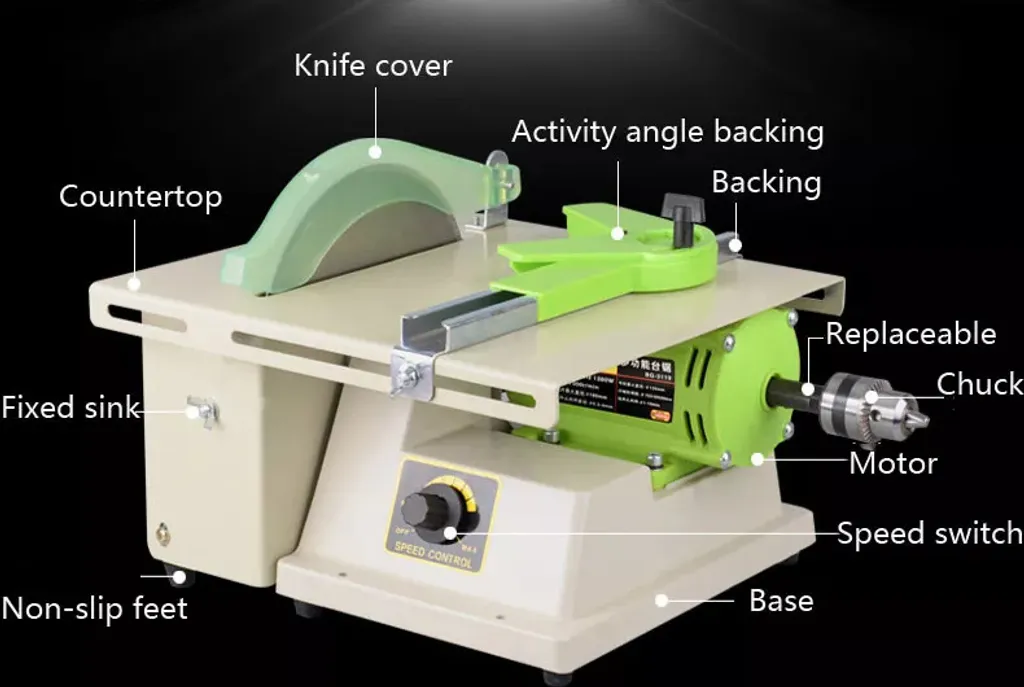 Machine pour façonner et polir les gemmes avec variateur de vitesse - 11