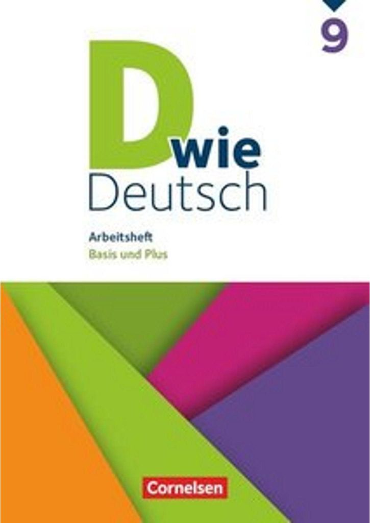 D wie Deutsch 9. Schuljahr - Arbeitsheft mit Lösungen Obrázok produktu 