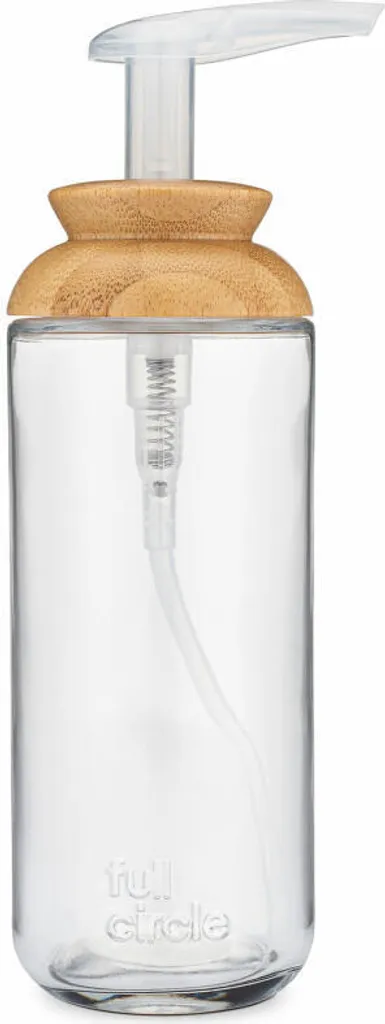 Dispenser Sapone Vetro e Bambù Full Circle Soap Opera 350ml FC21142W