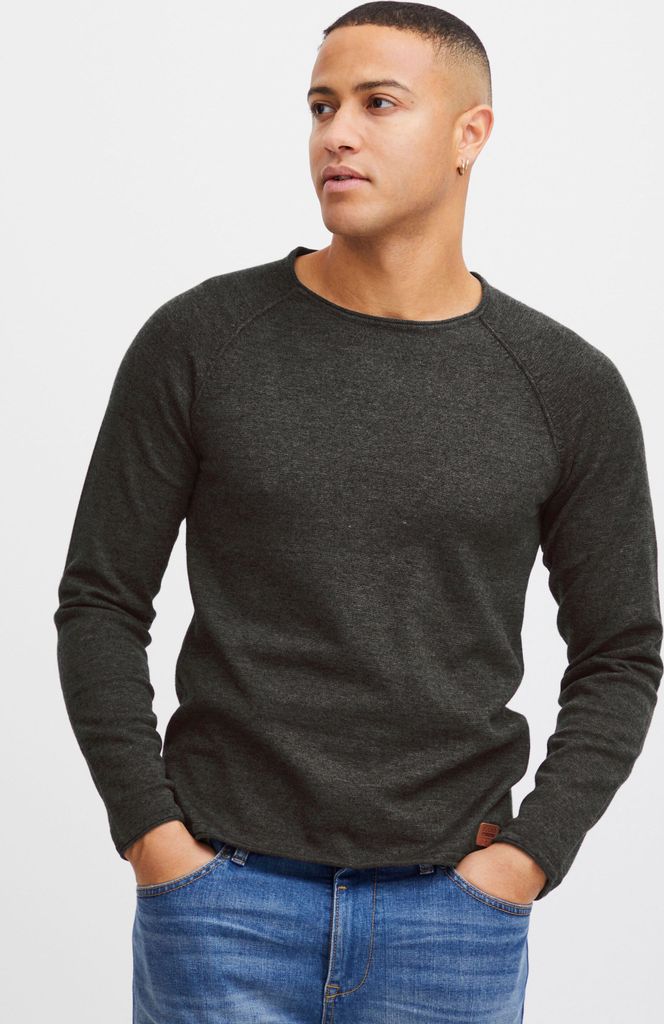 BLEND BHJohn Herren Strickpullover Feinstrick Pullover mit Rundhals-Ausschnitt Baumwollmischung Regular fit