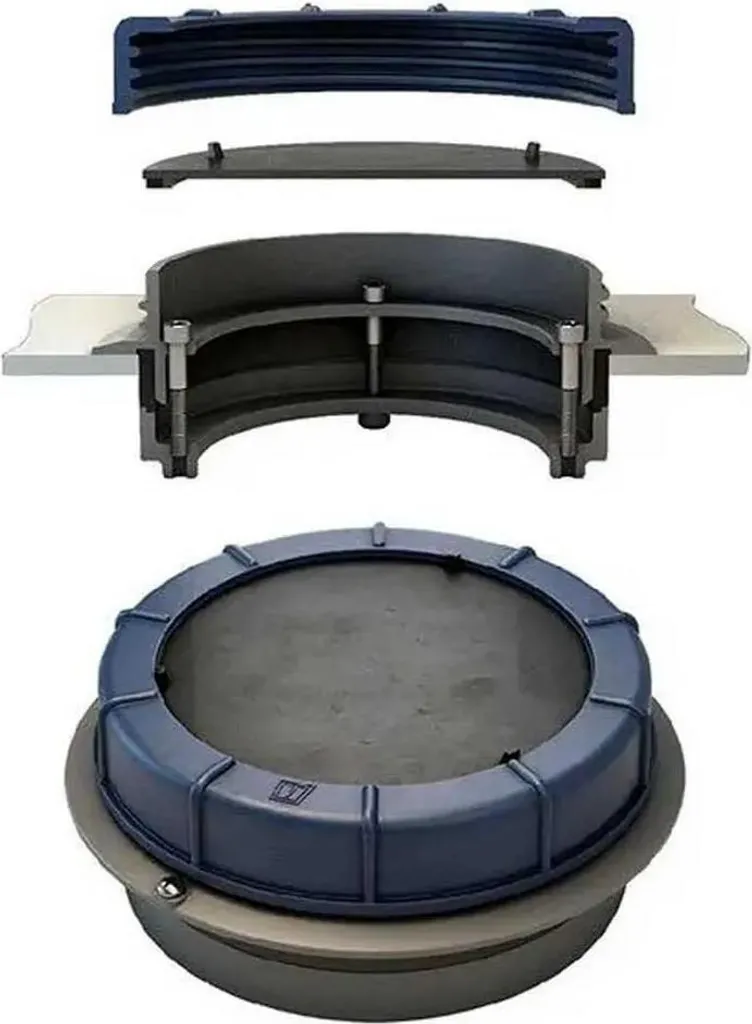 Bouchon Vetus 120 mm avec enregistrement argenté haute résistance