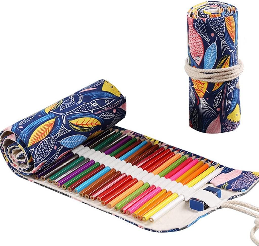 Canvas Stiftrolle - Tragbare Etui für Künstler - 1 Stück - Canvas