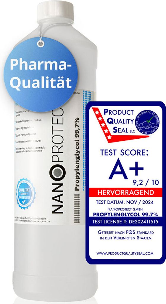 Nanoprotect Propylenglycol 99,7% | 1 kg | Pharmaqualität Produktbild 1