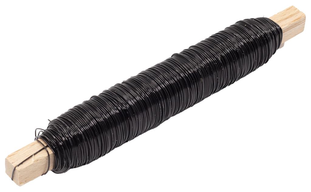Decolackdraht Holzstab schwarz - 23 - 0,50 mm 50 m 100 g Produktbild 
