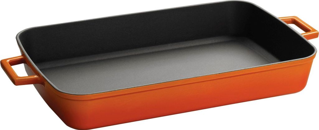 LAVA METAL Żeliwna brytfanna 26x40 cm - czerwona Zdjęcie produktu 