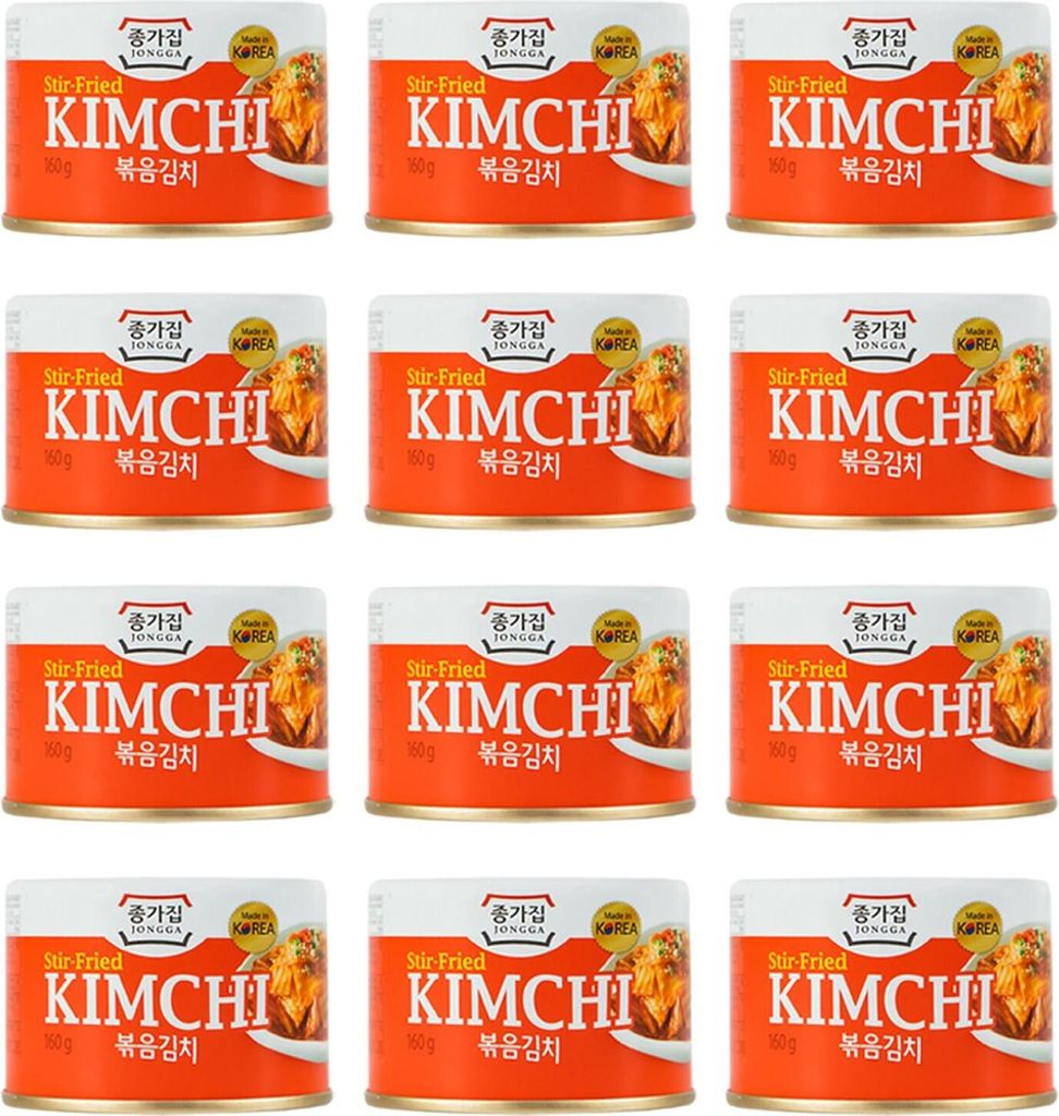 Jongga Stir Fried Kimchi 12x160g