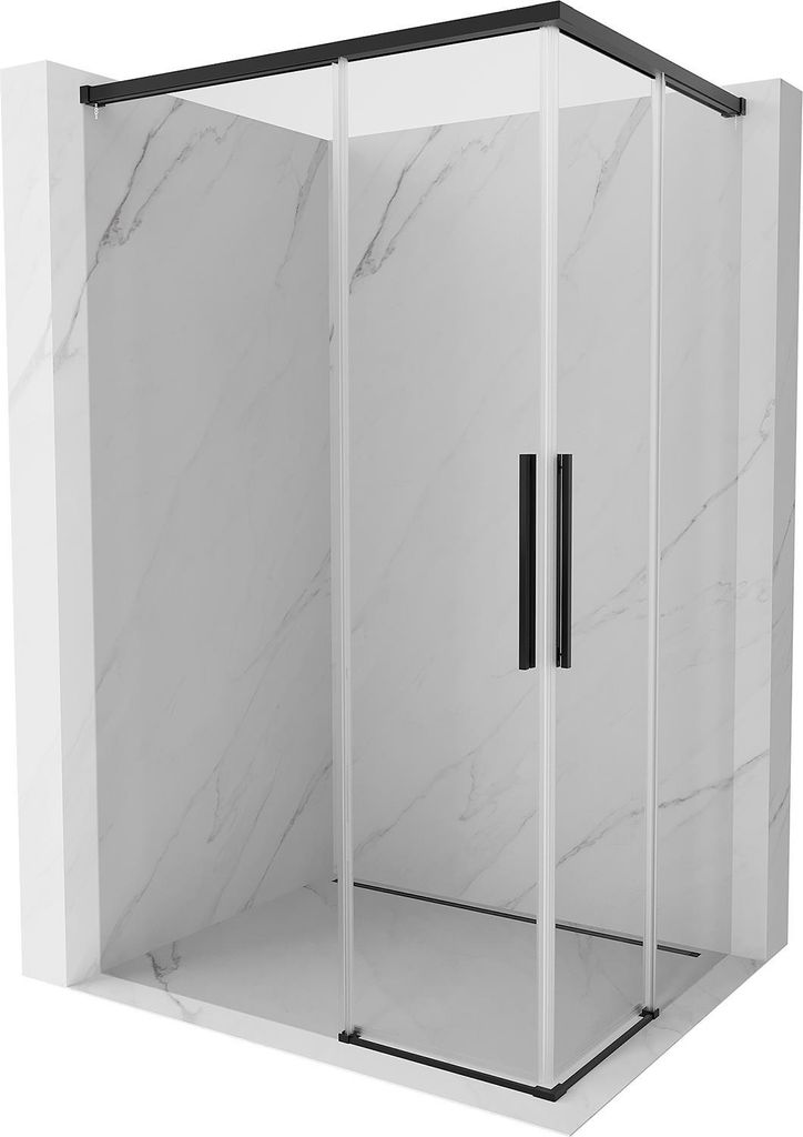 Mexen Rox Duschkabine Schiebetür 90 x 70 cm, transparent, Chrom - 8C2-090-070-01-00