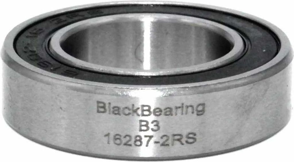 Black Bearing B3 Mr16287-2rs Pedallager Silber Silber One Size