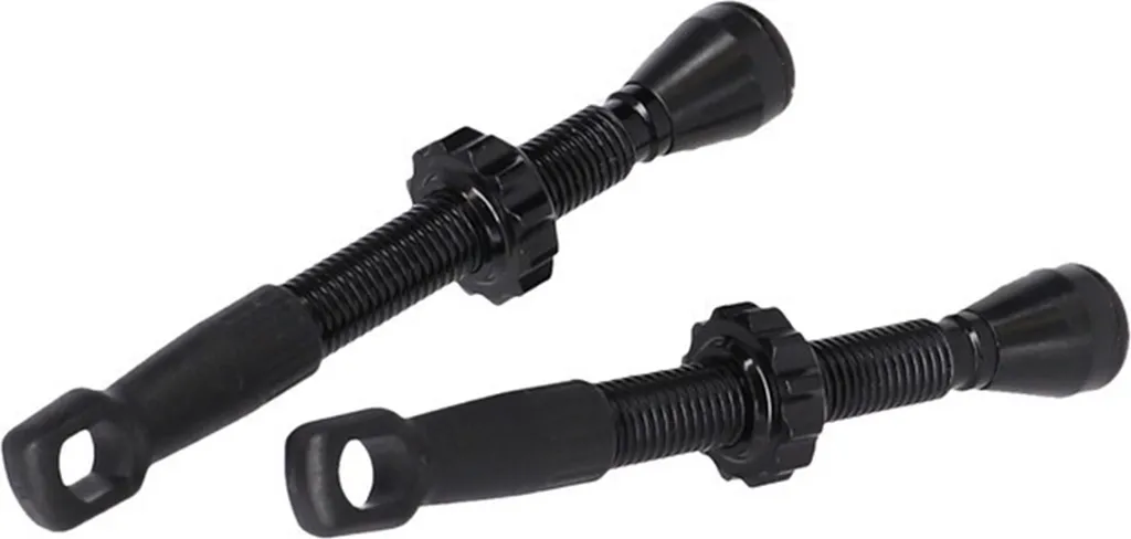 Valves Tubeless légères XLC X17 Polyuréthane 45mm noires haute qualité