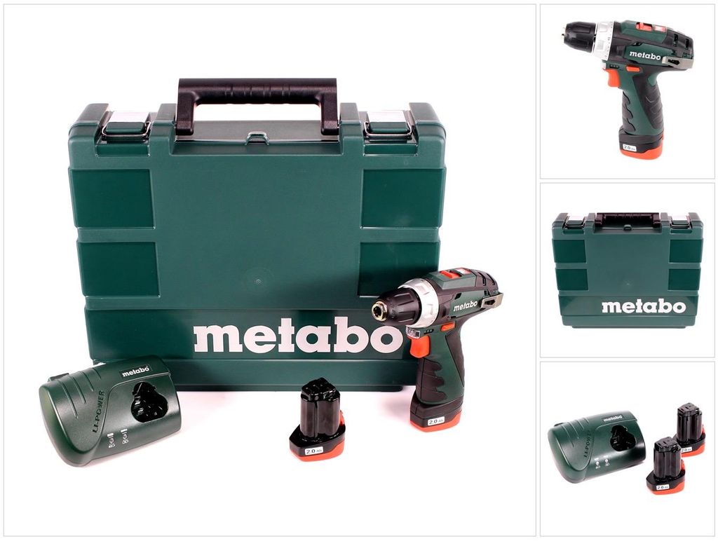Metabo Akku-Bohrschrauber PowerMaxx BS Ba.10,8V Produktbild 