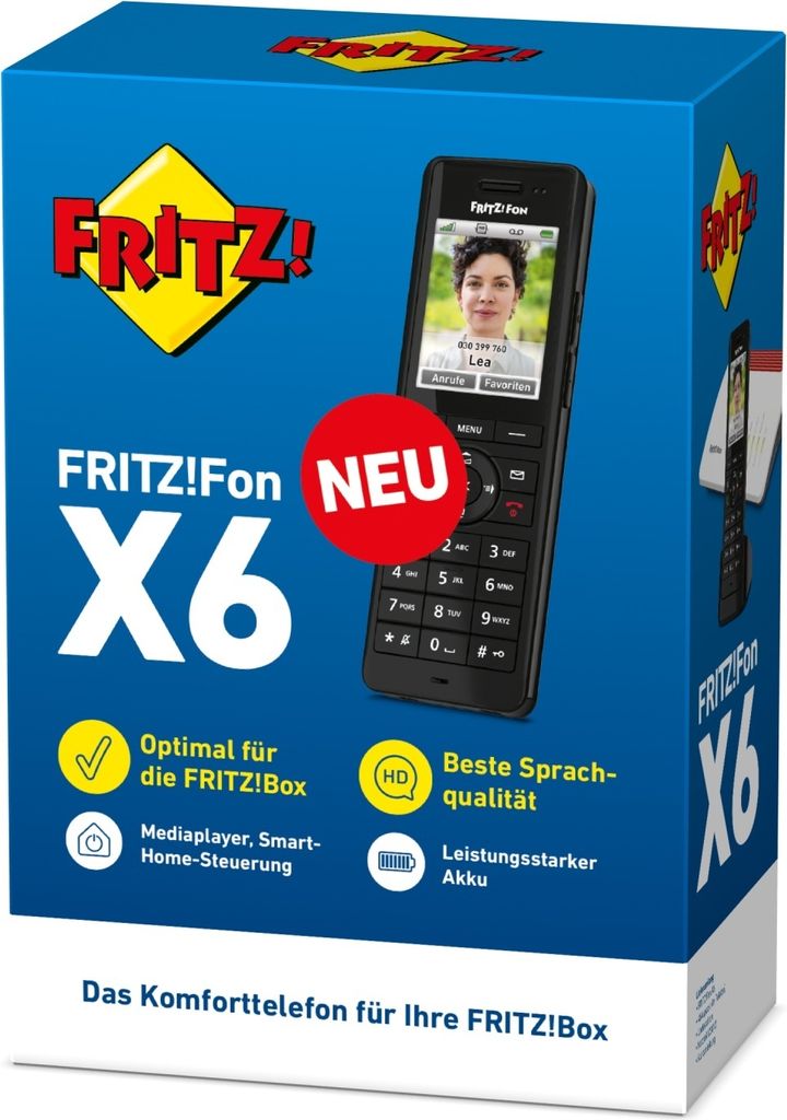 AVM FRITZ!Fon X6 černý Obrázek produktu 10