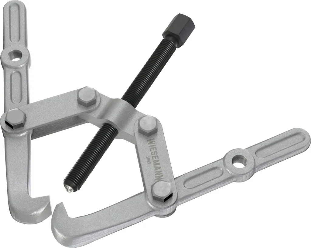 Estrattore universale a 2 bracci 140 x 145 mm 2 in 1 interno/esterno WIESEMANN 1893 I CV acciaio cromato I 80584