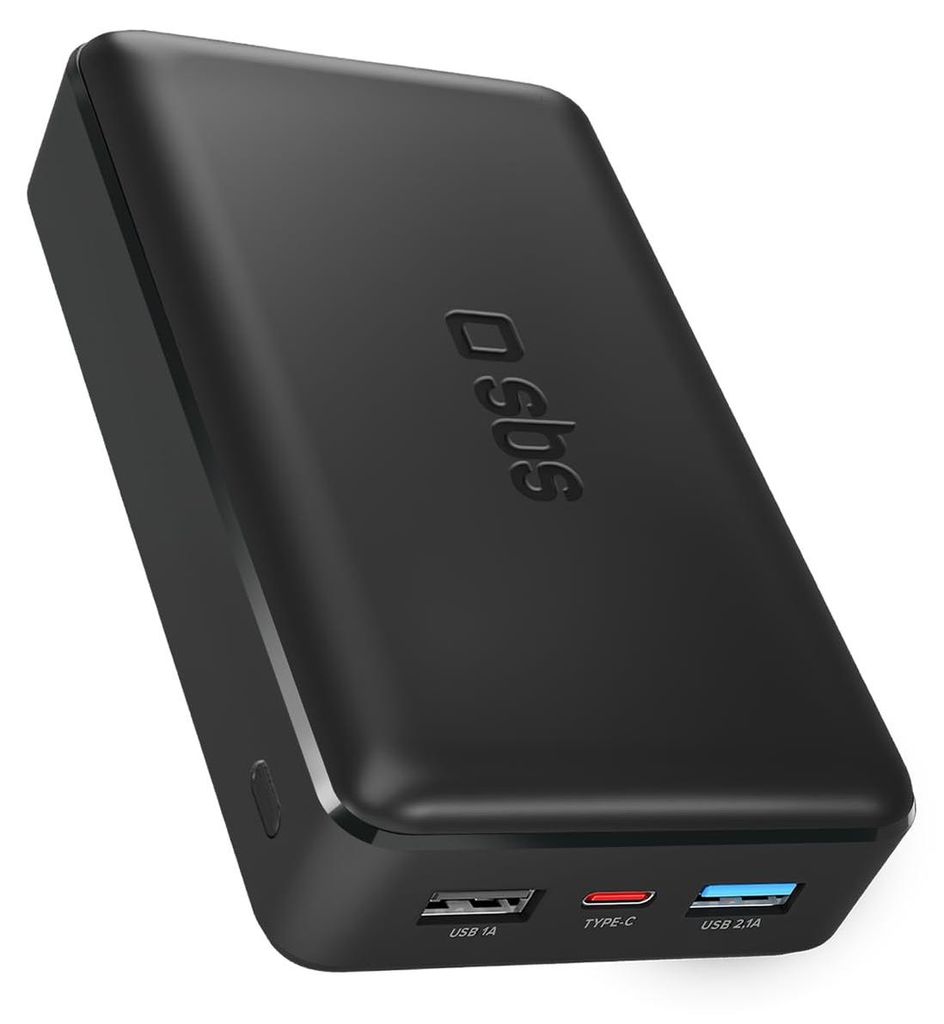 Batería externa SBS de 20.000 mAh, color , con 2 puertos Imagen del producto 