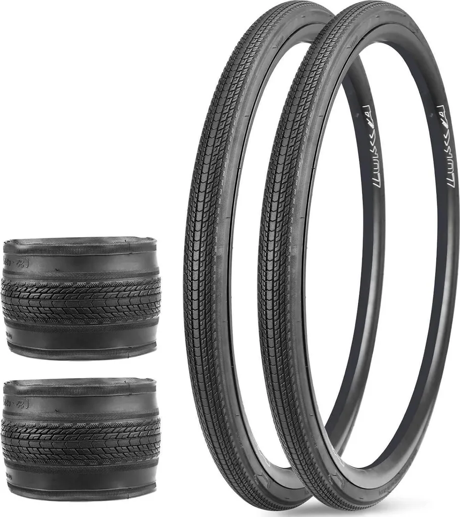 Pneus Vélo 700x28c MEGHNA Endurance Haute Résistance Pack de 2 Unités