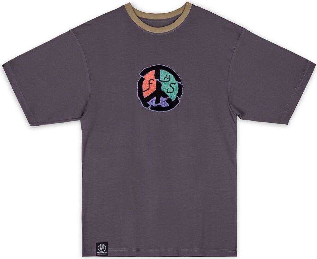 Grimey Lost Boys Heavyweight Kurzarm-t-shirt Grau XL Mann Grau XL