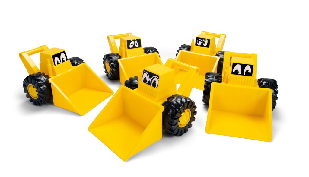 Dantoy Large Toy Bulldozer with Chunky Wheels,  Denmark Produktbild 