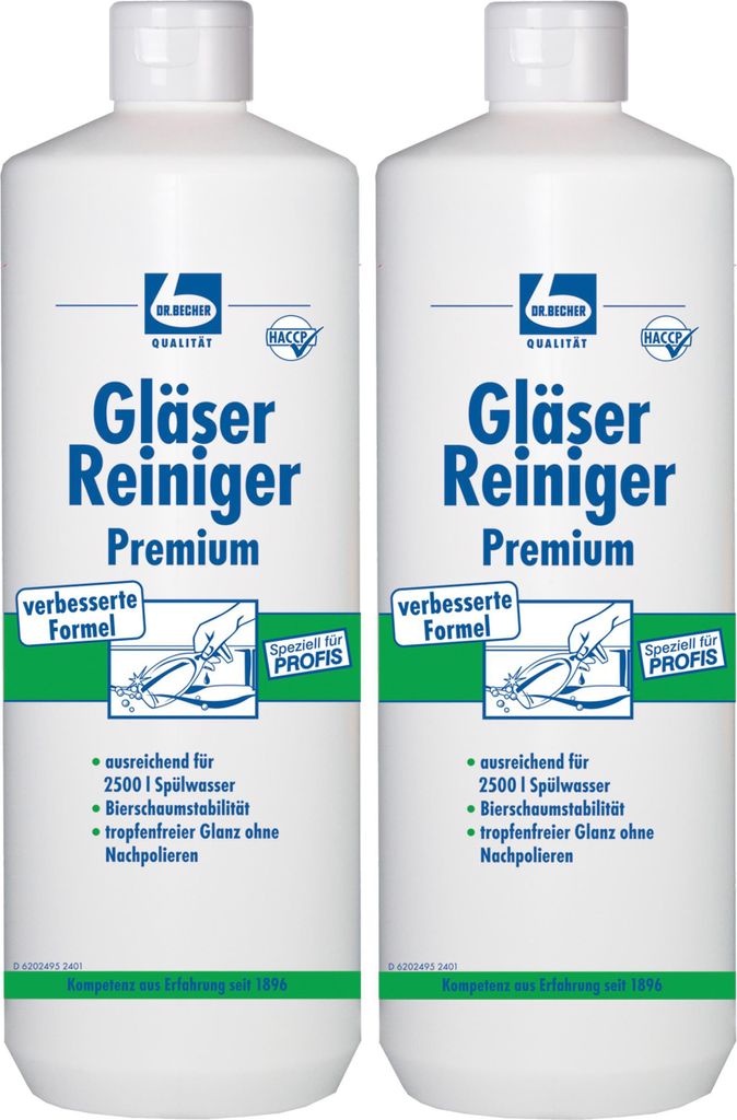 Dr. Becher Gläser Reiniger Premium 1L Bierschaumstabilität Produktbild 
