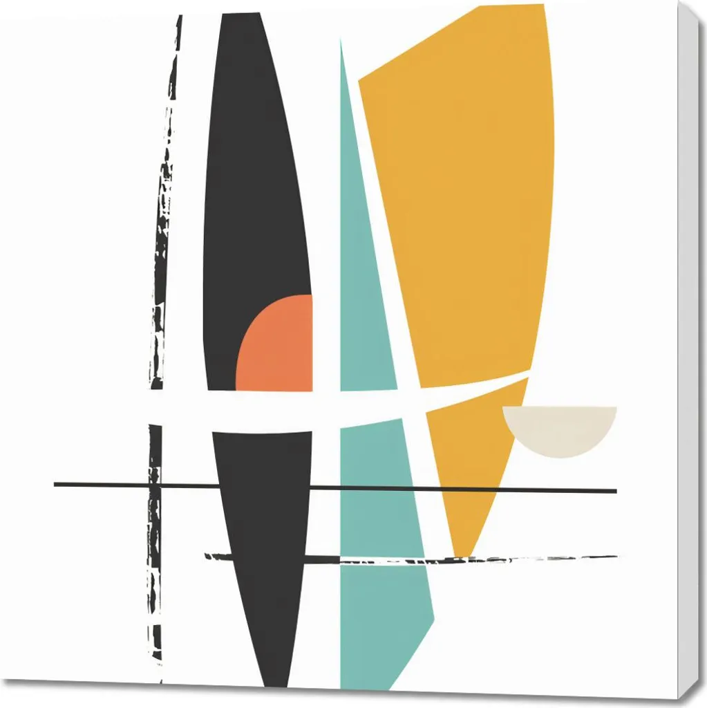 Habiller un Mur Vide : Image 90x90 cm Aventures nautiques Marine