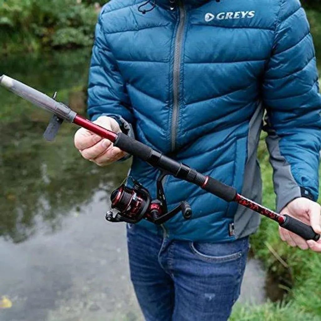 Moulinet rouge carnassier en aluminium avec 6 roulements à billes Pro