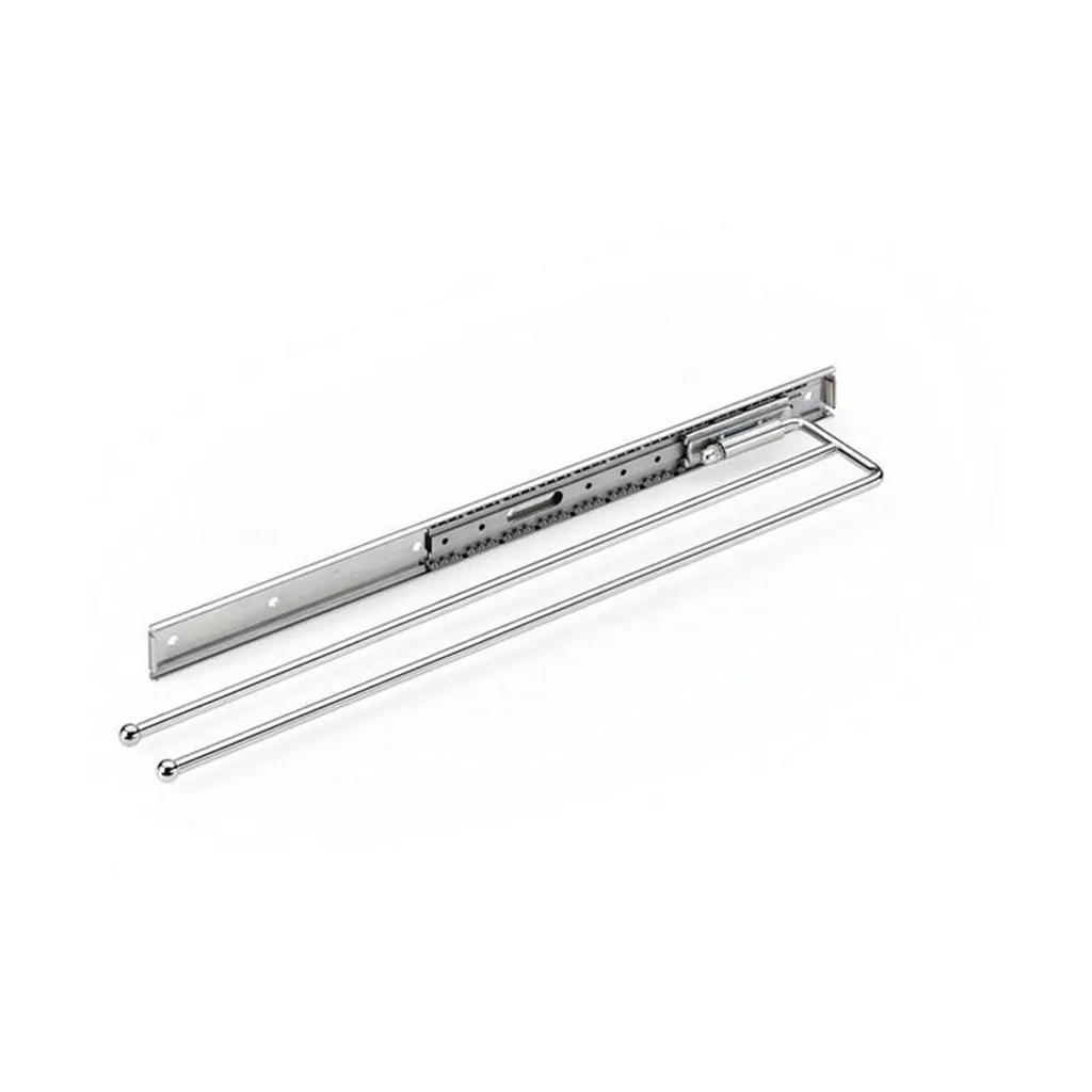 Porte-serviettes Naber De Luxe S anti-rouille 2 bras chrome 110 mm