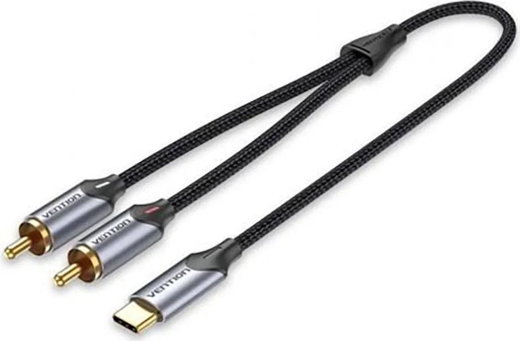 Vention BGUHG, 2 x RCA, Männlich, USB Typ-C, Männlich, 1,5 m, Schwarz