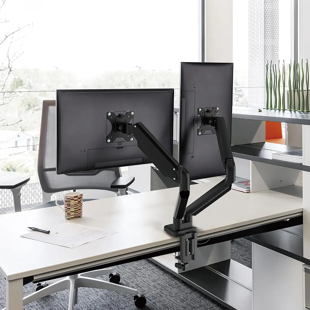 Optimiser Espace Bureau avec Support Moniteur 32 Pouces Deltaco ARM-0351 - 7