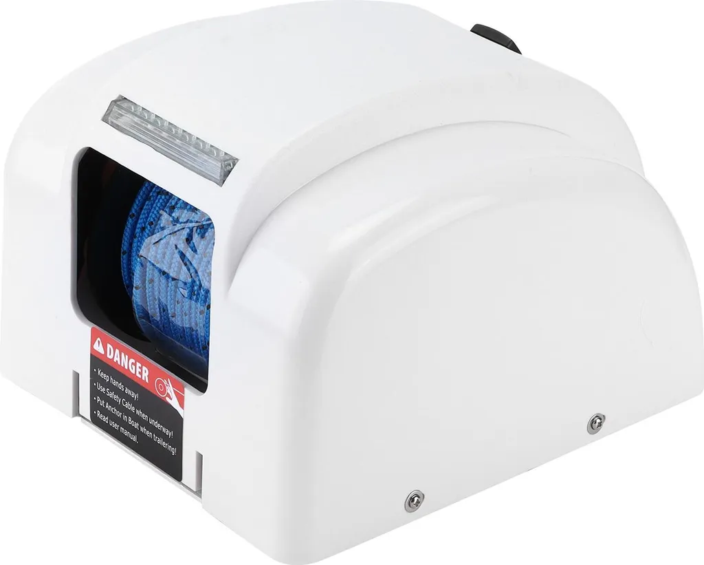 Guindeau électrique 30LBS 12V avec télécommande pour bateau de pêche