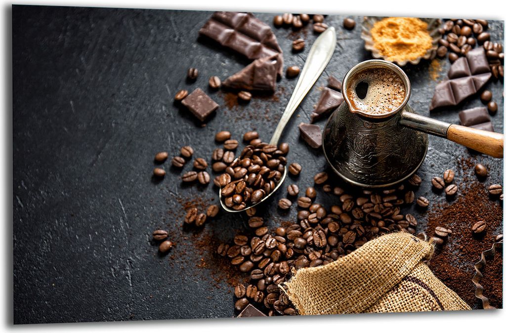 Herdabdeckplatte Glaskeramikkochfeld-Abdeckung Spritzschutz Glas 80x52 Kaffee