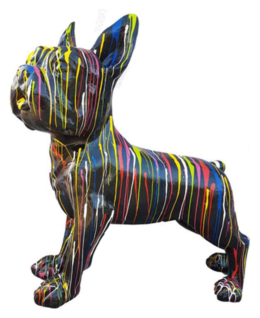 Design Dekoration Figur Hund aus Kunststoff Garten Skulptur Statuen 178x180 cm