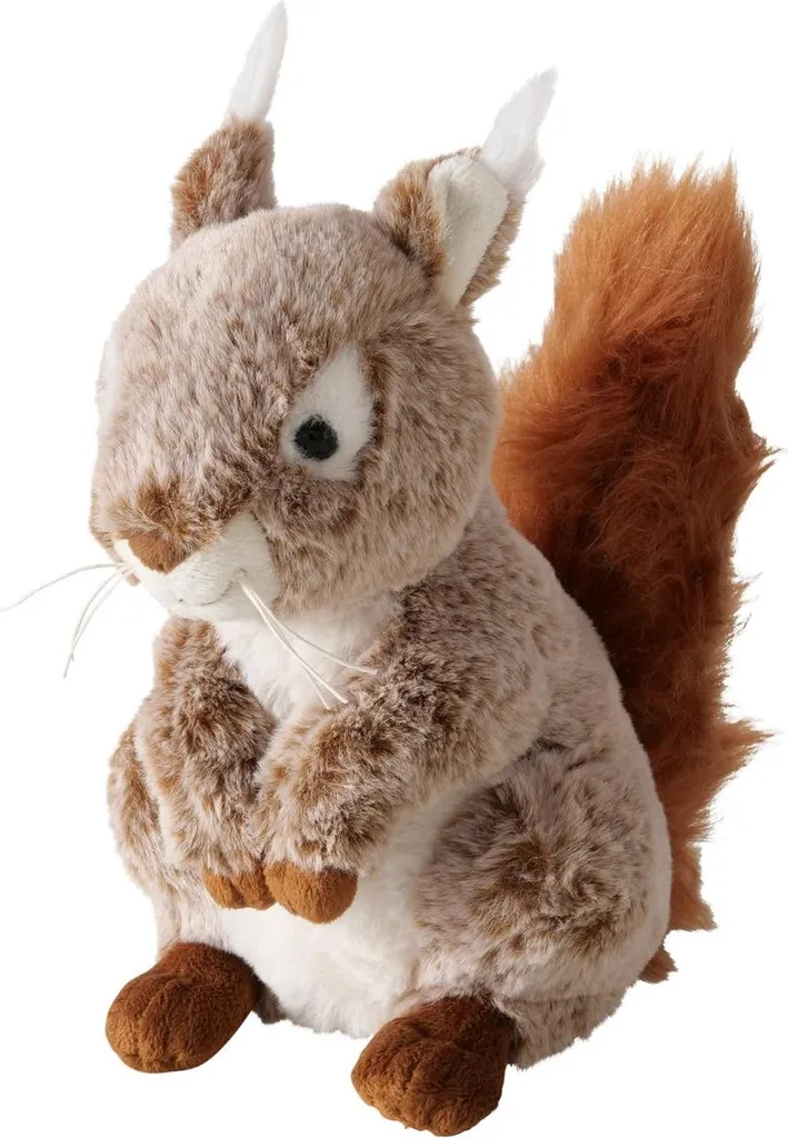 Cadeau Enfant : Peluche Écureuil DAXI 24 cm pour dodo et câlins